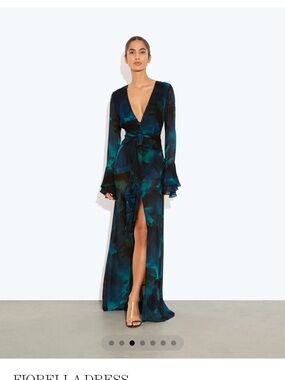 Fiorella rat and boa dress - XS